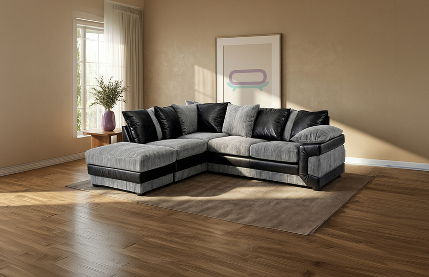 Dino Scatter Back Corner Sofa