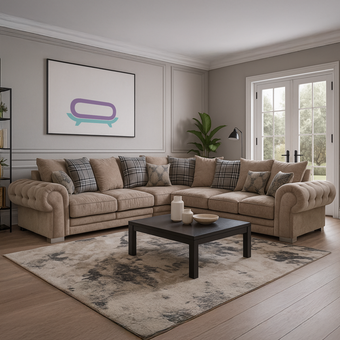 Verona Scatter Back Full Sofa Set