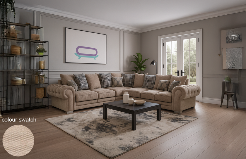 Verona Scatter Back Full Sofa Set