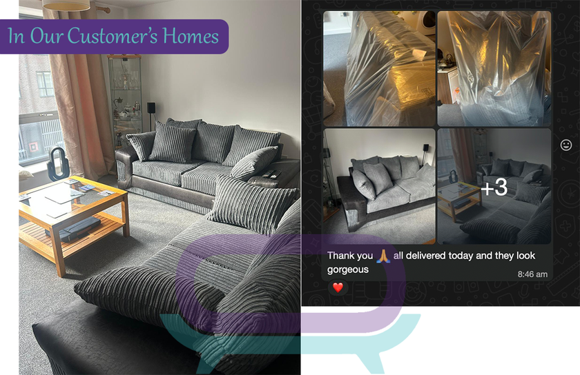 Dino Scatter Back Corner Sofa