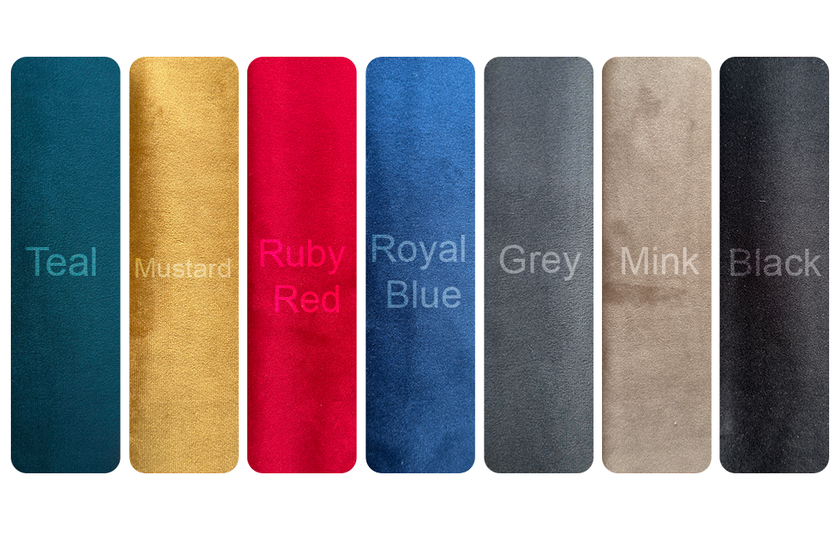 Bishop U Shape  Full back Sofa Plush velvet