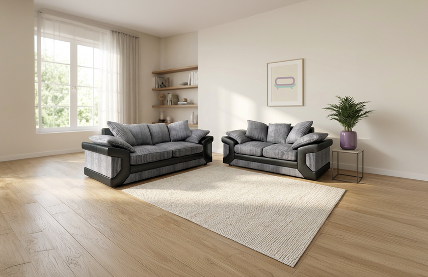 Dino 3 or 2 Seater Scatter Back Sofa
