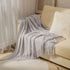 Chritmas Green Blankets Large Knitted Tassel Throw for Bed Chair Sofa Couch Cover All-Season Blanket Home Decor Soft Comfortable