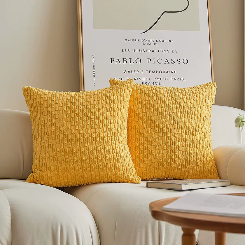 45CM Throw Pillow,Soft Boho Striped Fall Pillow Modern Farmhouse Home Decor for Couch Bed Sofa,Winter Spring