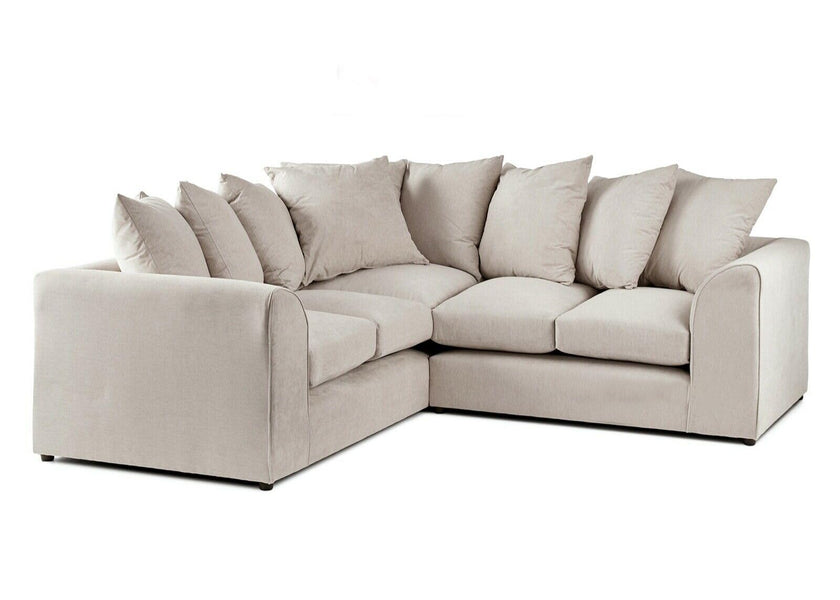 Dylan Scatter back | Plush Velvet Corner Sofa