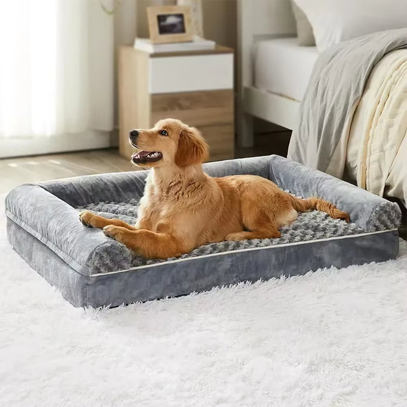 Luxury Bed for Dog Cat Pet Products Cushions Kitten Goods Accessories Dog All Houses Supplies Things Habitats Basket House Beds