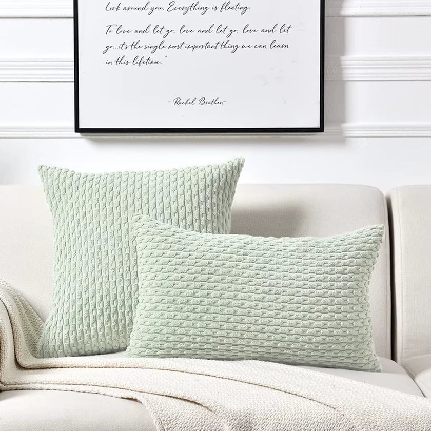 45CM Throw Pillow,Soft Boho Striped Fall Pillow Modern Farmhouse Home Decor for Couch Bed Sofa,Winter Spring