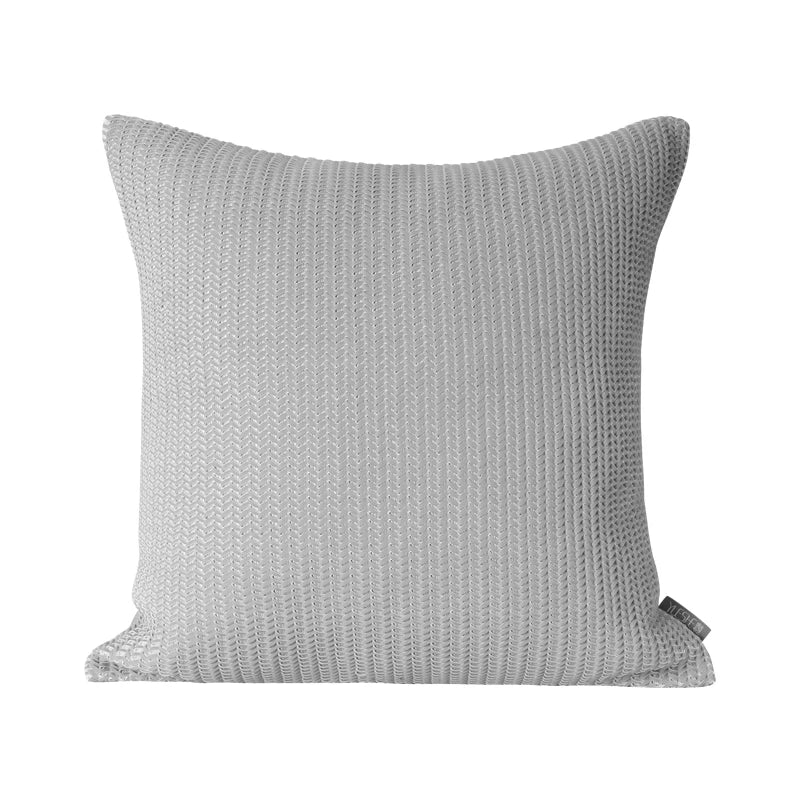 Black and White Hand Woven Cushion Sofa Waist Cushion Home Office Living Room Car Pillow Fashion Outdoor Cushion