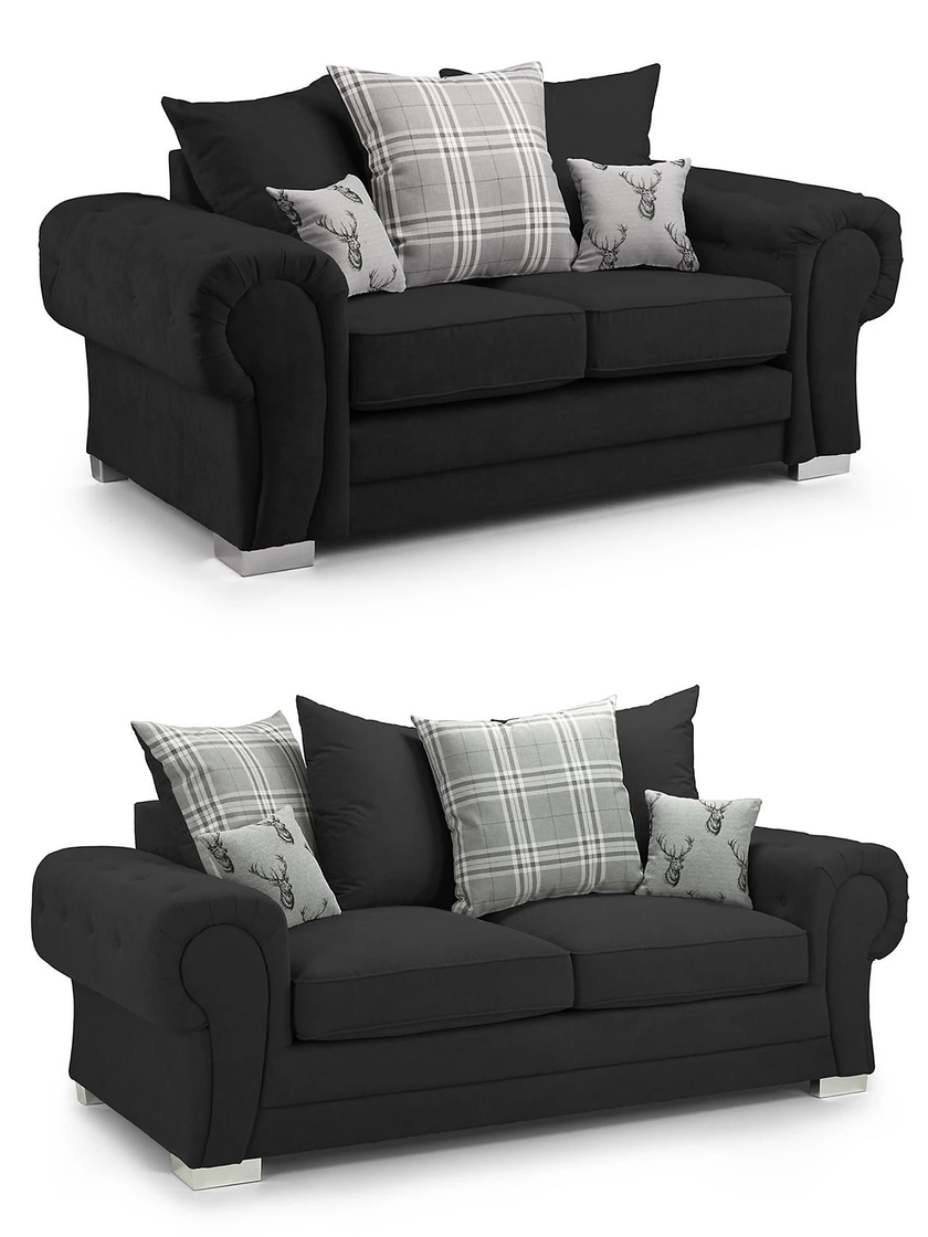 Verona Scatter Back Full Sofa Set