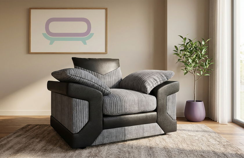 Dino Scatter Back Corner Sofa