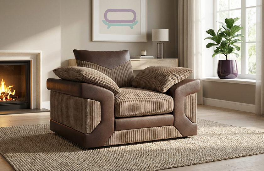 Dino Scatter Back Corner Sofa