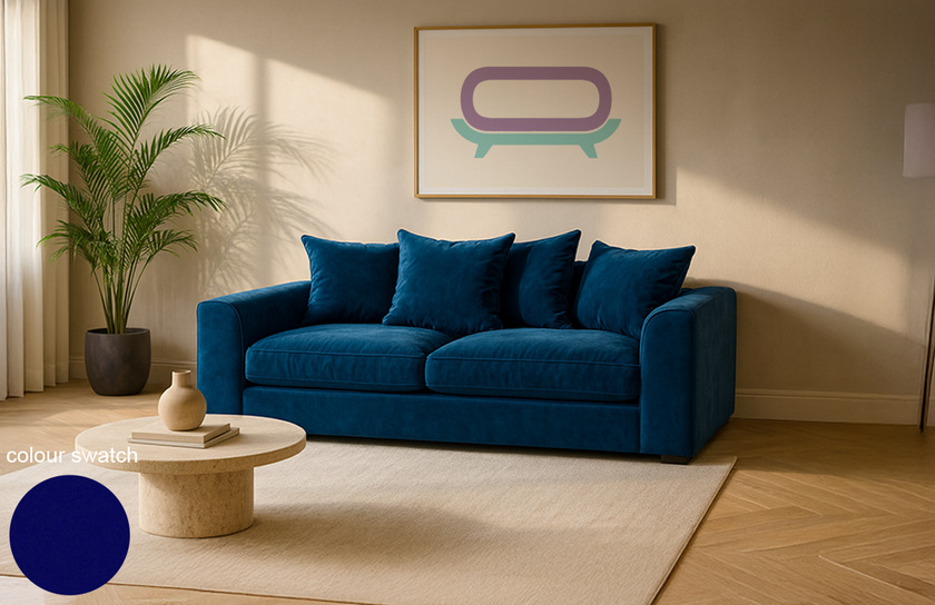 Dylan Scatter back | Plush Velvet 3 or 2 Seater