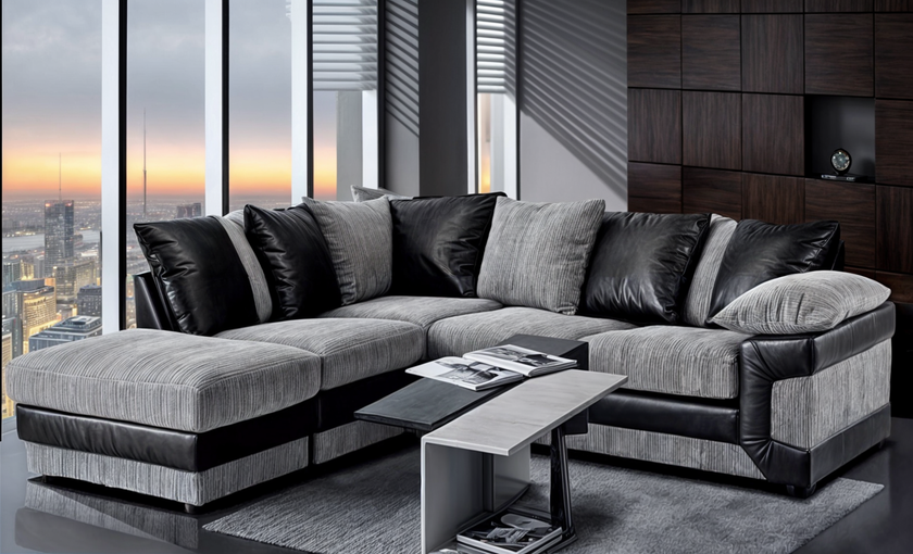 Dino Scatter Back Corner Sofa