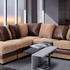 Dino Scatter Back Corner Sofa