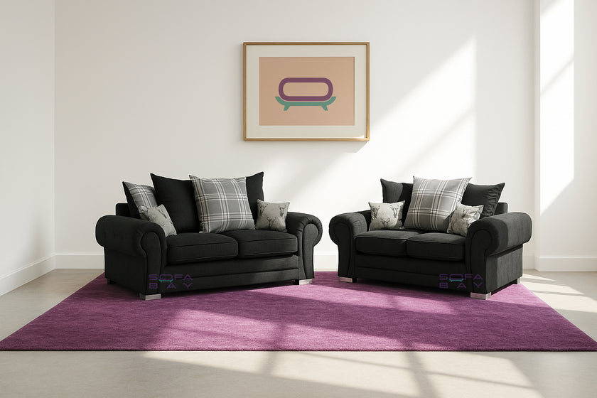 Verona Scatter Back Full Sofa Set