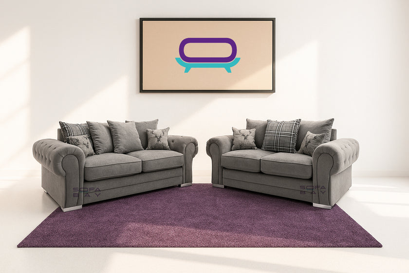 Verona Scatter Back Full Sofa Set