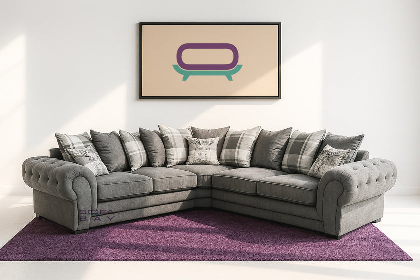 Verona Scatter Back Full Sofa Set