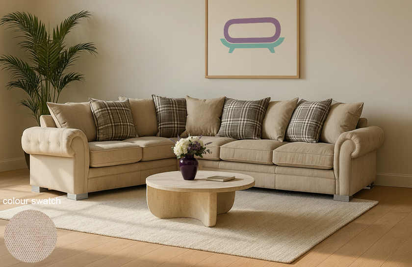 Verona Scatter Back Full Sofa Set