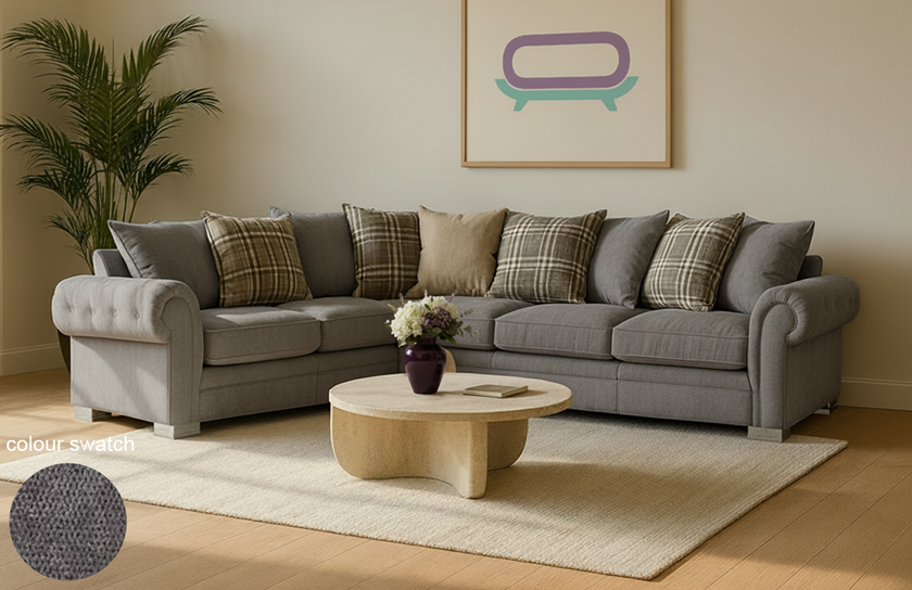 Verona Scatter Back Full Sofa Set