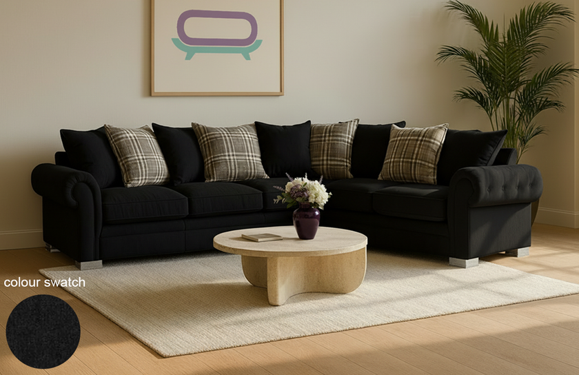 Verona Scatter Back Full Sofa Set