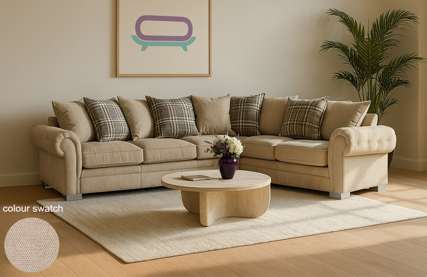 Verona Scatter Back Full Sofa Set