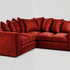 Dylan Scatter back | Plush Velvet Corner Sofa