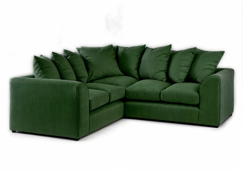 Dylan Scatter back | Plush Velvet Corner Sofa