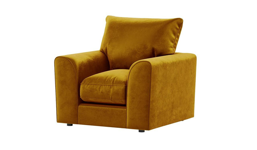 Dylan Scatter back | Plush Velvet Corner Sofa