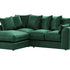 Dylan Scatter back | Plush Velvet Corner Sofa