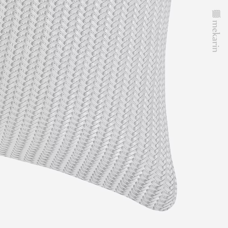 Black and White Hand Woven Cushion Sofa Waist Cushion Home Office Living Room Car Pillow Fashion Outdoor Cushion