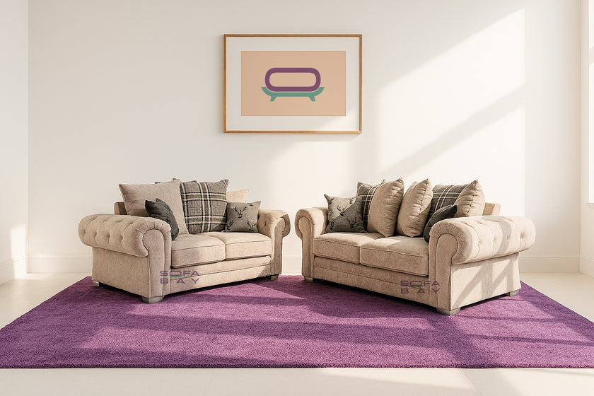Verona Scatter Back Full Sofa Set