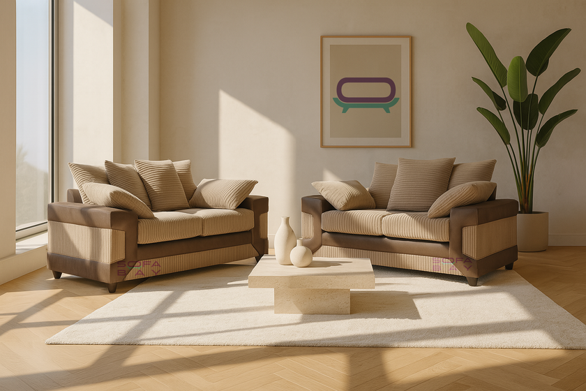 Dino Scatter Back Full Sofa Set