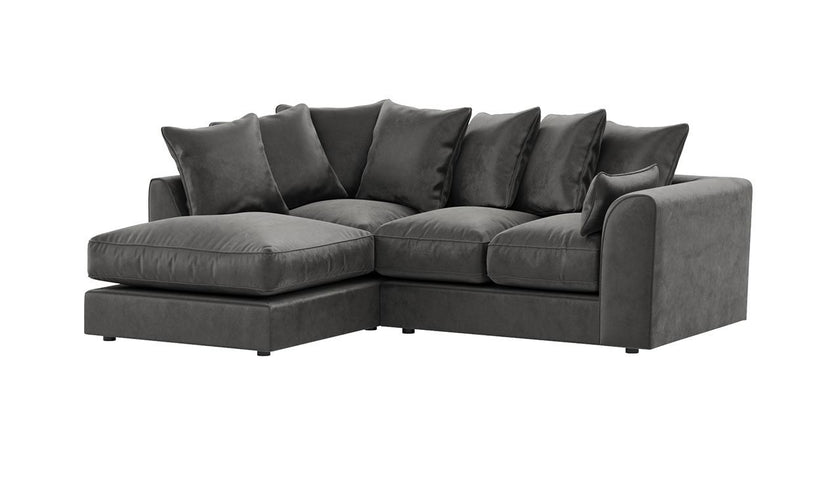 Dylan Scatter back | Plush Velvet Corner Sofa