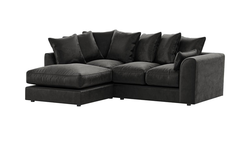 Dylan Scatter back | Plush Velvet Corner Sofa