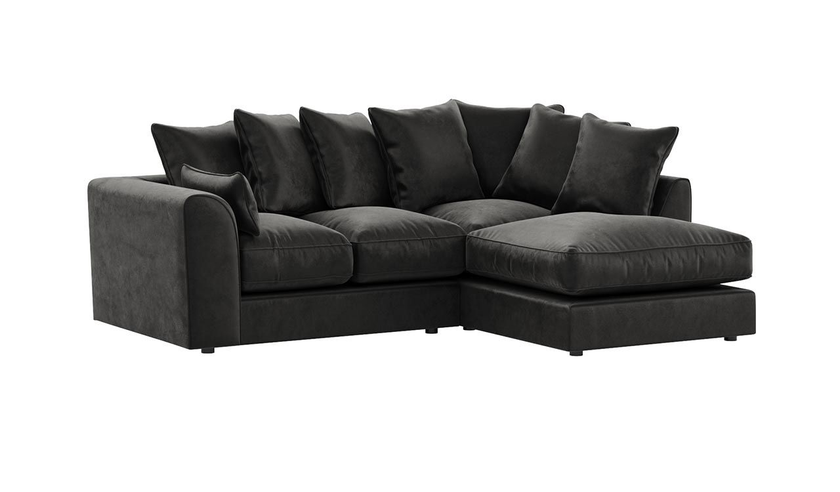 Dylan Scatter back | Plush Velvet Corner Sofa