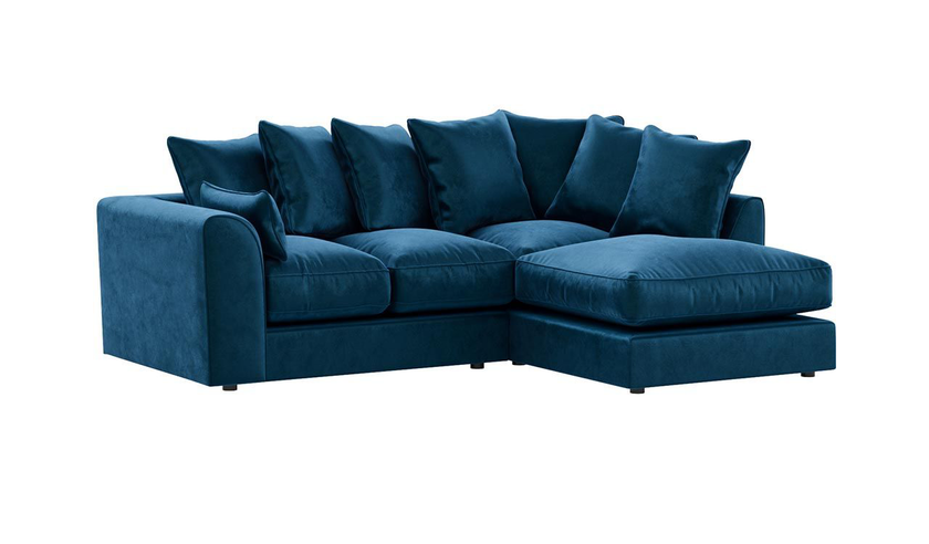 Dylan Scatter back | Plush Velvet Corner Sofa