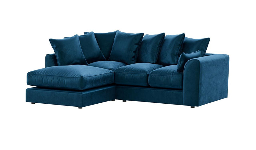 Dylan Scatter back | Plush Velvet Corner Sofa