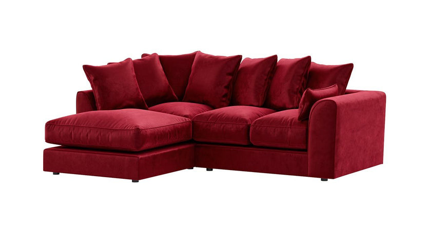 Dylan Scatter back | Plush Velvet Corner Sofa